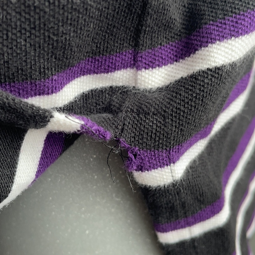 Polo Ralph Lauren Black and Purple Polo Shirt L . - Picture 5 of 8
